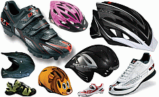 kaski i buty rowerowe
