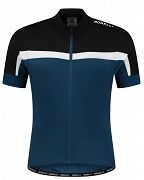 Koszulka rowerowa Rogelli COURSE, czarno-niebieska