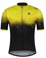 Przewiewna koszulka rowerowa Rogelli SPHERE, czarno-żółta