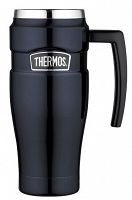Kubek termiczny - Termokubek Thermos Style z uchwytem 470ml ciemnoniebieski