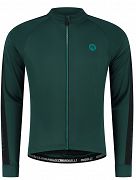 Bluza rowerowa nieocieplana Rogelli EXPLORE, zielono-czarna