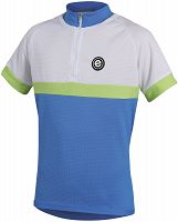 Dziecięca koszulka rowerowa Etape Bambino - niebieski/biały/zielony