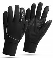 Zimowe rękawiczki sportowe Rogelli TOCCO, czarne