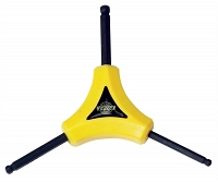 Klucz imbusowy potrójny PEDRO'S Y WRENCH baryłkowy czarny 4mm 5mm 6mm