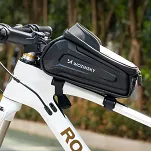 Wozinsky B68 Torebka na ramę pancerna z kieszonką na telefon 1.7L - czarna - 2