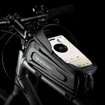 Wozinsky B68 Torebka na ramę pancerna z kieszonką na telefon 1.7L - czarna - 9