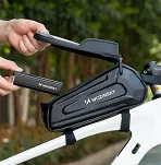 Wozinsky B68 Torebka na ramę pancerna z kieszonką na telefon 1.7L - czarna - 5