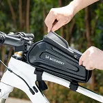 Wozinsky B68 Torebka na ramę pancerna z kieszonką na telefon 1.7L - czarna - 6