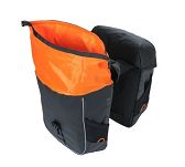 Sakwa BASIL MILES TARPAULIN  DOUBLE BAG, 34L, black orange, MIK-system - 6