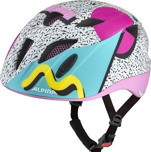 Kask rowerowy dziecięcy Alpina XIMO FLASH -  RETRO MATT 49-54