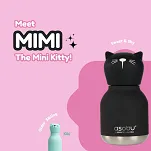 Butelka termiczna Asobu Mini Bestie 200 ml - black cat - 4