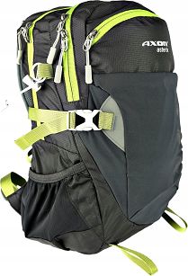 Plecak sportowy Axon Asterix 18L czarny - stelaż z siateczką