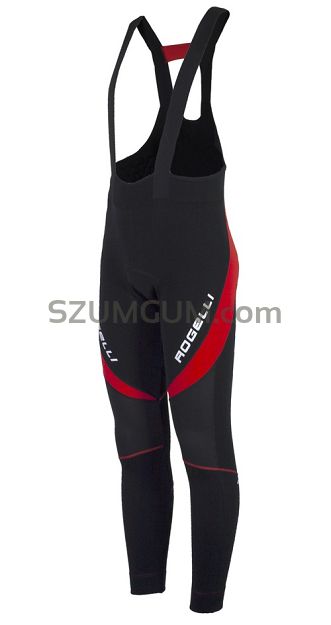 Rogelli TRAVO 2.0 - spodnie rowerowe, black/red Rozmiar. S