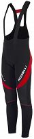  Rogelli TRAVO 2.0 - spodnie rowerowe, black/red Rozmiar. S