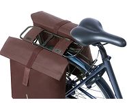 Sakwa miejska podwójna BASIL City Double Bag 32L MIK Ready - roasted brown - 7
