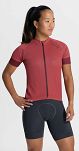 Damska koszulka rowerowa Rogelli MODESTA, wiśniowa - 3