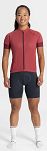 Damska koszulka rowerowa Rogelli MODESTA, wiśniowa - 5
