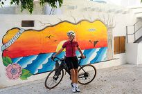 Damska koszulka rowerowa Rogelli MODESTA, wiśniowa - 7