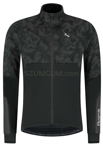 Rogelli kurtka zimowa ESSENTIAL HI VIS II -czarna