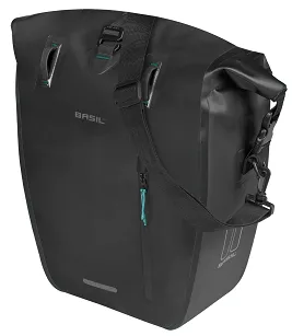 Sakwa Basil Rivo L – 25–31 L - Single Bag Tarpaulin MIK Hooks - black