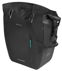 Sakwa Basil Rivo L – 25–31 L - Single Bag Tarpaulin MIK Hooks - black