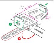 Uchwyt na telefon Lezyne CNC Smartphone Mount - 8