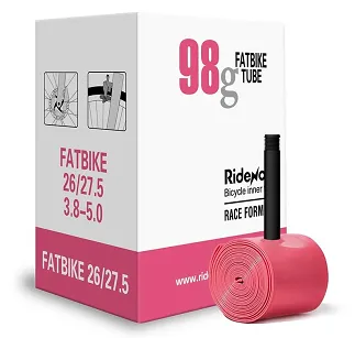 Dętka RideNow TPU Fat / E-bike 26–27,5×3,8–5,0″ – AV 45 mm (Auto/Schrader), 98 g