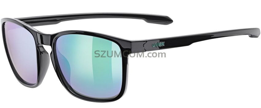 Okulary UVEX LGL 52 - black / mirror green