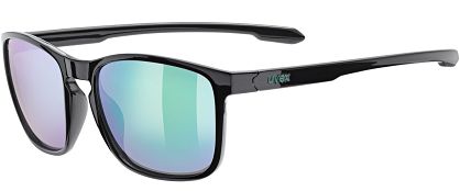 Okulary UVEX LGL 52 - black / mirror green