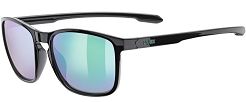 Okulary UVEX LGL 52 - black / mirror green