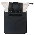 Torba miejska Basil Vive - bicycle shopper MIK Hooks - 15–20L - off-white/black - 6