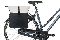 Torba miejska Basil Vive - bicycle shopper MIK Hooks - 15–20L - off-white/black - 4