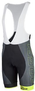 Rogelli ANDRANO - spodenki rowerowe - 002.437 black/antracite/fl yellow Rozmiar  S