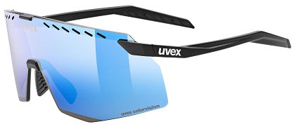 Okulary UVEX Pace Stage CV - black matt / mirror blue