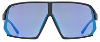 Okulary UVEX Sportstyle 237 CV - black matt / mirror blue - 3