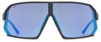 Okulary UVEX Sportstyle 237 CV - black matt / mirror blue - 3