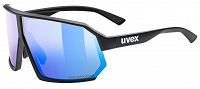 Okulary UVEX Sportstyle 237 CV - black matt / mirror blue