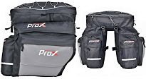Sakwa rowerowe Prox Montana 602 - czarna 43L - 3