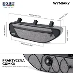 Torba pod ramę roweru Rockbros  Road to Sky TL003, 2 L, wodoodporna, szara - 5