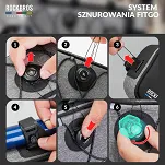 Torba pod ramę roweru Rockbros  Road to Sky TL003, 2 L, wodoodporna, szara - 6