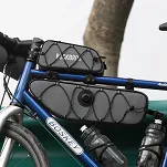 Torba pod ramę roweru Rockbros  Road to Sky TL003, 2 L, wodoodporna, szara - 10