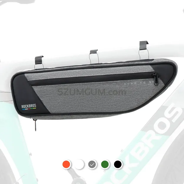 Torba pod ramę roweru Rockbros  Road to Sky TL003, 2 L, wodoodporna, szara