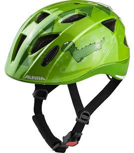 Kask rowerowy dziecięcy Alpina XIMO FLASH - GREEN DINO 49-54cm