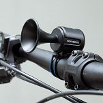Dzwonek rowerowy elektryczny Rockbros 120dB czarny - 5