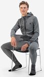 Zapinana bluza termoaktywna Rogelli TRAINING 2.0 z kapturem, szara - 6