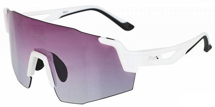 Okulary PROX VIU II - białe, photochrom różowe