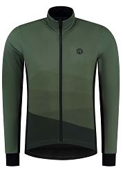 Zimowa kurtka rowerowa Rogelli TARAX o luźniejszym kroju, khaki