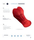 Spodnie rowerowe Rogelli ESSENTIAL z żelową wkładką rowerową, czarne - 5
