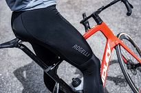 Spodnie rowerowe Rogelli ESSENTIAL z żelową wkładką rowerową, czarne - 6