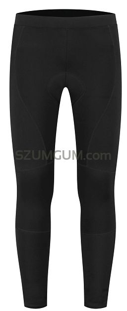 Spodnie rowerowe Rogelli ESSENTIAL z żelową wkładką rowerową, czarne